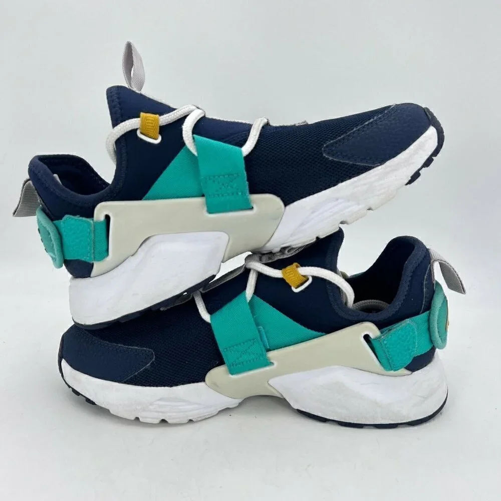 Nike Air Huarache City Obsidian White Vast Grey Women Shoes AH6804 401 Size 6.5